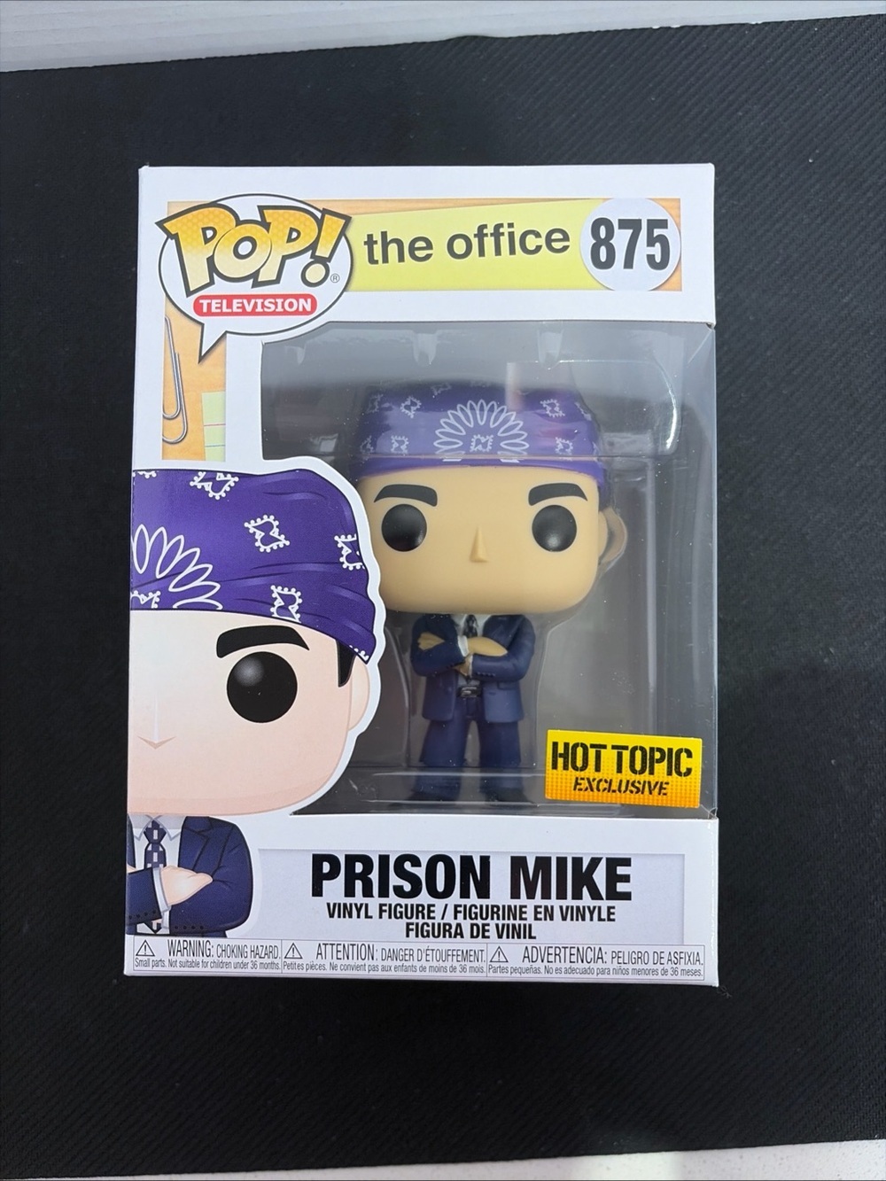 Funko Pop The Office Prison Mike #875 Hot Topic Exclusive